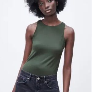 ZARA Halter Bodysuit